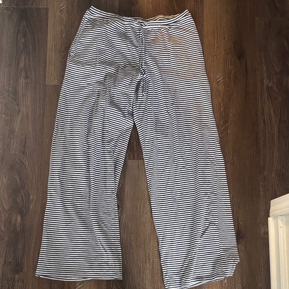 hollister striped lounge pants